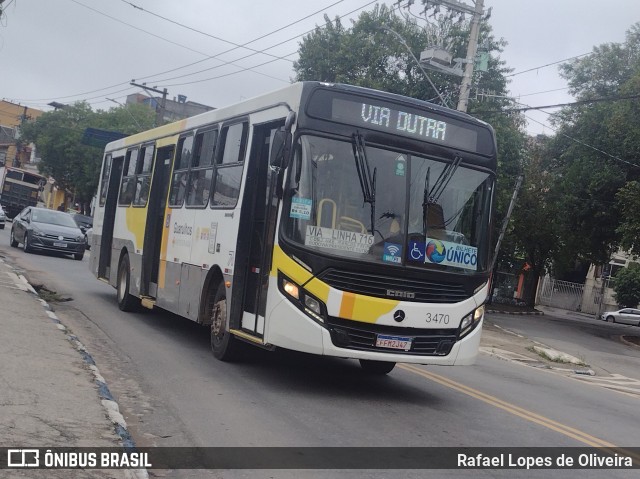 Viação Campo dos Ouros 3470 na cidade de Guarulhos, São Paulo, Brasil, por Rafael Lopes de Oliveira. Número da foto: #12938792.
