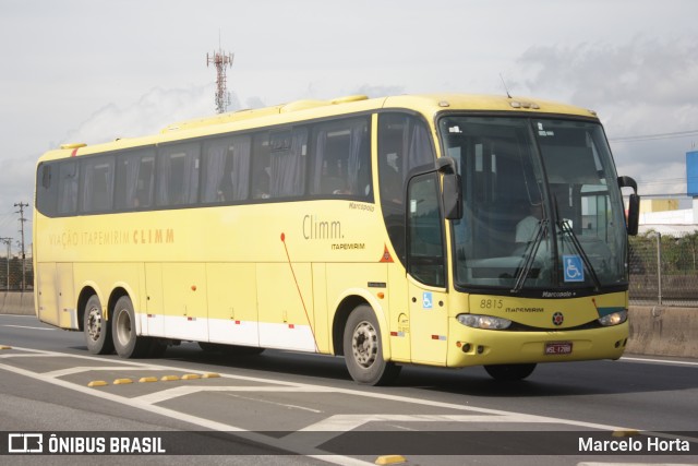 Viação Itapemirim 8815 na cidade de Rio de Janeiro, Rio de Janeiro, Brasil, por Marcelo Horta. Número da foto: #12939127.