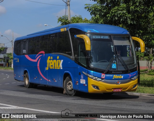 Rápido Expresso Fênix Viação 39025 na cidade de Campinas, São Paulo, Brasil, por Henrique Alves de Paula Silva. Número da foto: #12939989.