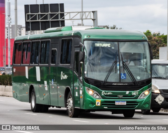 Turismo e Fretamento Orion Transportes 4401 na cidade de São Paulo, São Paulo, Brasil, por Luciano Ferreira da Silva. Número da foto: #12941276.