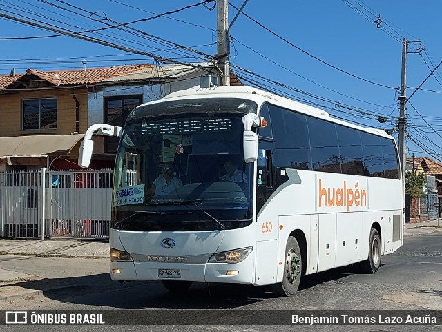 Buses Hualpén 650 na cidade de Maipú, Santiago, Metropolitana de Santiago, Chile, por Benjamín Tomás Lazo Acuña. Número da foto: #12942008.