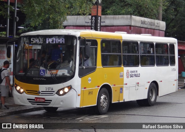 Upbus Qualidade em Transportes 3 5734 na cidade de São Paulo, São Paulo, Brasil, por Rafael Santos Silva. Número da foto: #12941848.
