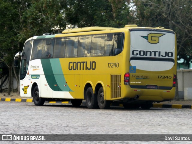 Empresa Gontijo de Transportes 17240 na cidade de Vitória da Conquista, Bahia, Brasil, por Davi Santos. Número da foto: #12942019.