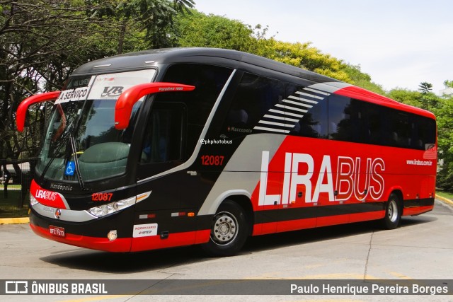 Lirabus 12087 na cidade de São Paulo, São Paulo, Brasil, por Paulo Henrique Pereira Borges. Número da foto: #12941400.