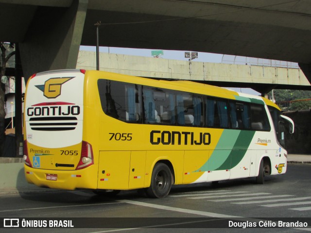Empresa Gontijo de Transportes 7055 na cidade de Belo Horizonte, Minas Gerais, Brasil, por Douglas Célio Brandao. Número da foto: #12941142.