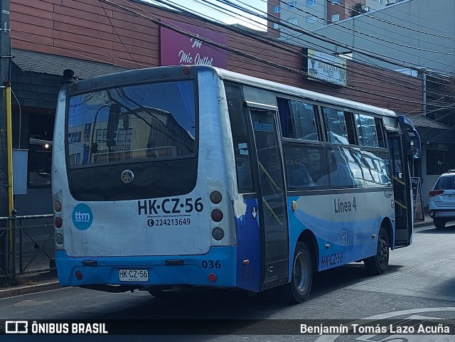 Línea 4 - Temuco 36 na cidade de Temuco, Cautín, Araucanía, Chile, por Benjamín Tomás Lazo Acuña. Número da foto: #12942114.