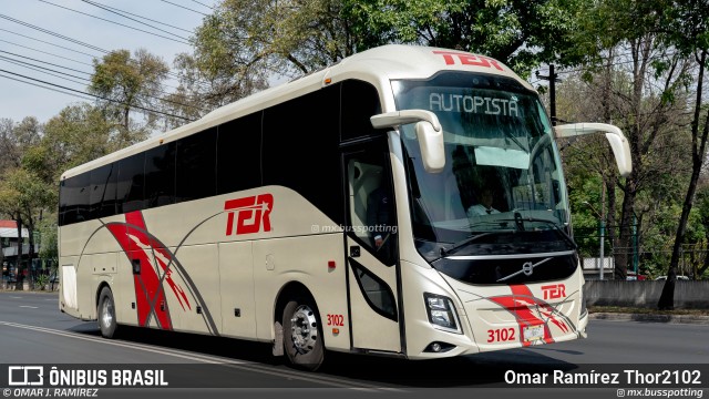 TER - Transportes Estrella Roja de Cuautla 3102 na cidade de Coyoacán, Ciudad de México, México, por Omar Ramírez Thor2102. Número da foto: #12940727.