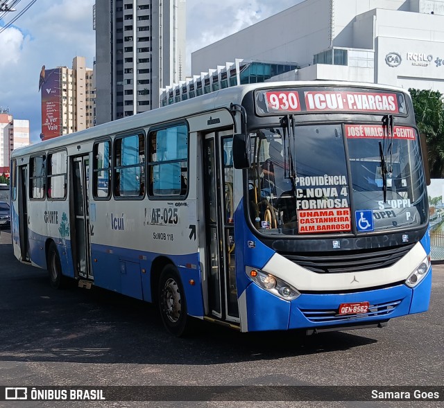 Viação Forte AF-025 na cidade de Belém, Pará, Brasil, por Samara Goes. Número da foto: #12940270.
