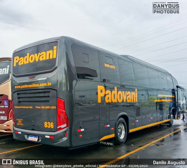 Transporte Padovani 836 na cidade de Hortolândia, São Paulo, Brasil, por Danilo Augusto. Número da foto: #12942009.