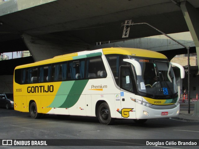 Empresa Gontijo de Transportes 7055 na cidade de Belo Horizonte, Minas Gerais, Brasil, por Douglas Célio Brandao. Número da foto: #12941140.