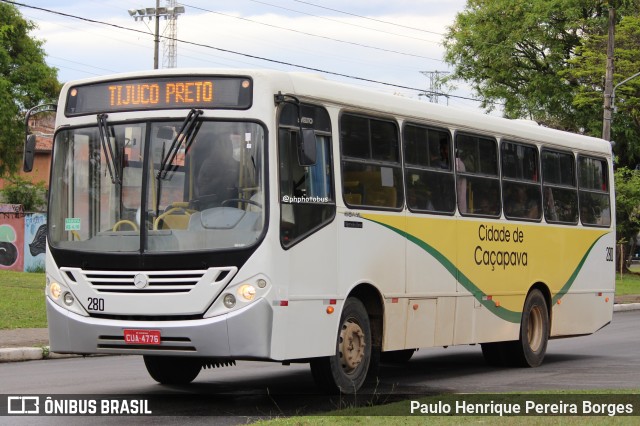 ABC Transportes Coletivos - Cidade de Caçapava 280 na cidade de Caçapava, São Paulo, Brasil, por Paulo Henrique Pereira Borges. Número da foto: #12941097.