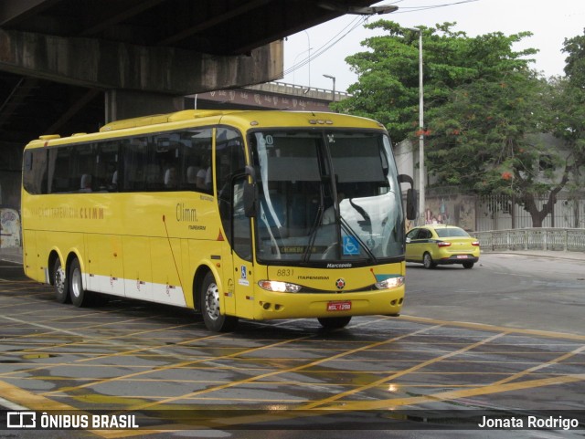 Viação Itapemirim 8831 na cidade de Rio de Janeiro, Rio de Janeiro, Brasil, por Jonata Rodrigo. Número da foto: #12944090.