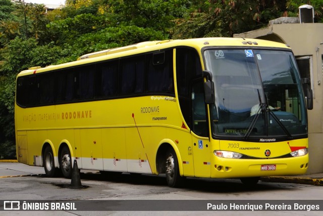 Viação Itapemirim 7003 na cidade de São Paulo, São Paulo, Brasil, por Paulo Henrique Pereira Borges. Número da foto: #12943733.