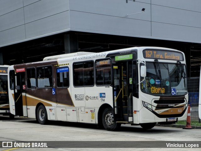 Erig Transportes > Gire Transportes B63033 na cidade de Rio de Janeiro, Rio de Janeiro, Brasil, por Vinicius Lopes. Número da foto: #12944290.