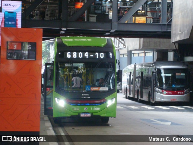 Viação Campo Belo 7 2001 na cidade de São Paulo, São Paulo, Brasil, por Mateus C.  Cardoso. Número da foto: #12942966.
