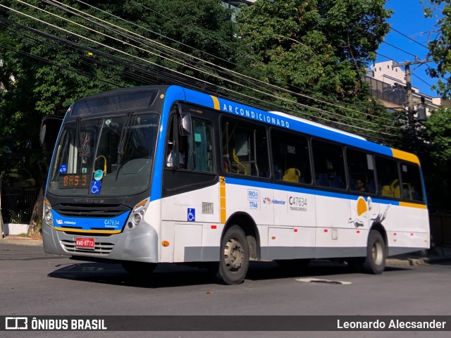Viação Redentor C47634 na cidade de Rio de Janeiro, Rio de Janeiro, Brasil, por Leonardo Alecsander. Número da foto: #12945320.