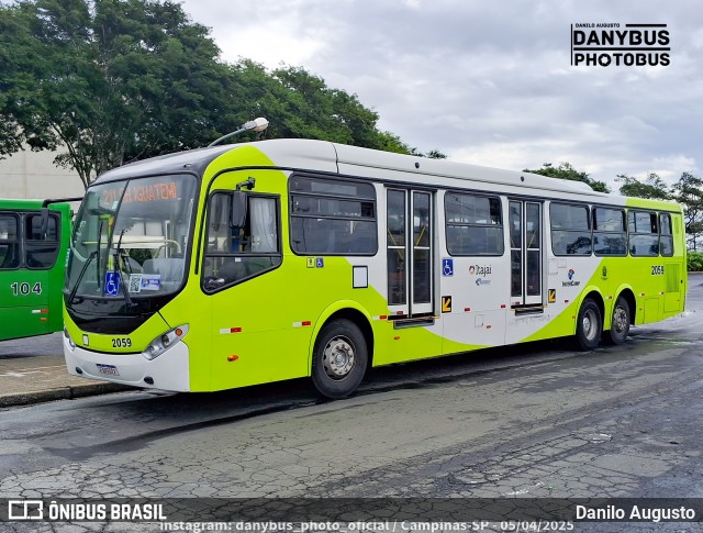 Itajaí Transportes Coletivos 2059 na cidade de Campinas, São Paulo, Brasil, por Danilo Augusto. Número da foto: #12943976.