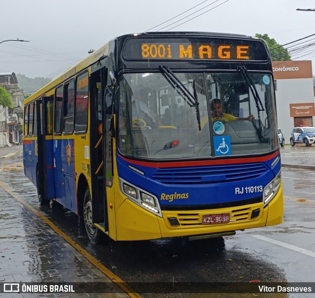 Auto Viação Reginas RJ 110.113 na cidade de Guapimirim, Rio de Janeiro, Brasil, por Vitor Dasneves. Número da foto: #12942300.
