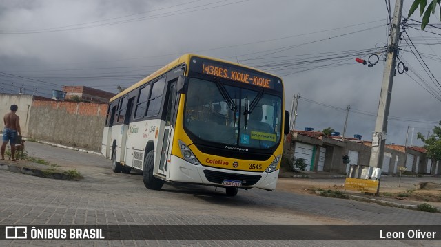 Coletivo Transportes 3545 na cidade de Caruaru, Pernambuco, Brasil, por Leon Oliver. Número da foto: #12942237.