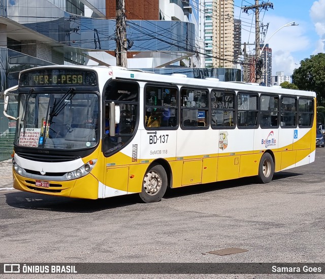 Belém Rio Transportes BD-137 na cidade de Belém, Pará, Brasil, por Samara Goes. Número da foto: #12942630.