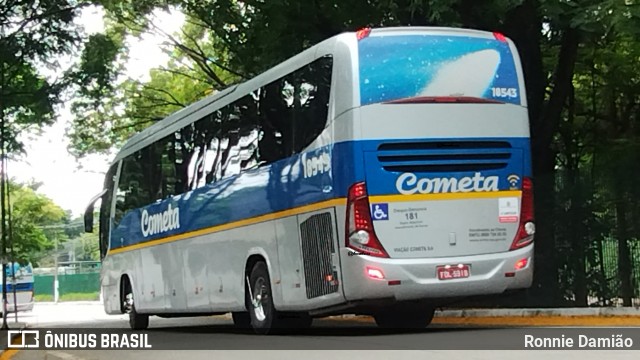 Viação Cometa 18543 na cidade de São Paulo, São Paulo, Brasil, por Ronnie Damião. Número da foto: #12942662.