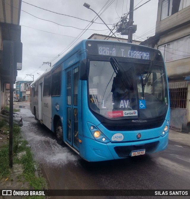 Serramar Transporte Coletivo 14240 na cidade de Serra, Espírito Santo, Brasil, por SILAS SANTOS. Número da foto: #12944029.