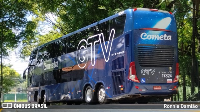 Viação Cometa 17324 na cidade de São Paulo, São Paulo, Brasil, por Ronnie Damião. Número da foto: #12942641.
