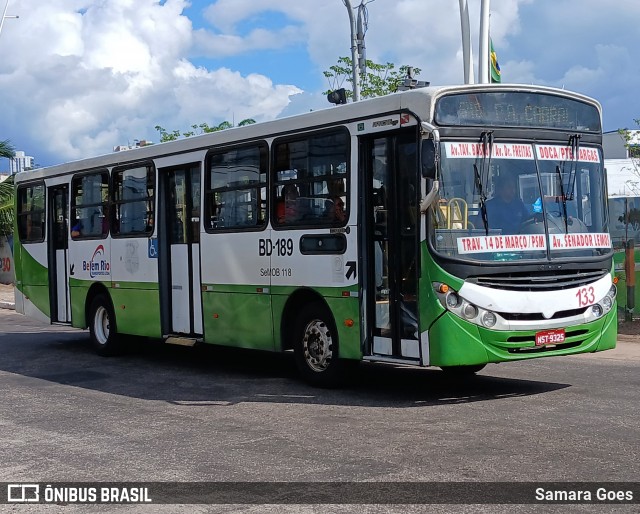 Belém Rio Transportes BD-189 na cidade de Belém, Pará, Brasil, por Samara Goes. Número da foto: #12942629.