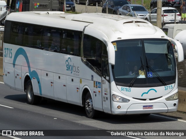 SkyBus Network 3715 na cidade de Aparecida, São Paulo, Brasil, por Gabriel Oliveira Caldas da Nobrega. Número da foto: #12943145.