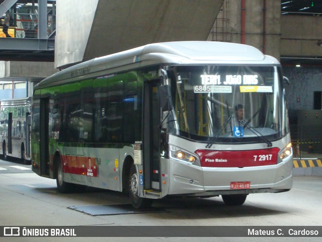 Viação Campo Belo 7 2917 na cidade de São Paulo, São Paulo, Brasil, por Mateus C.  Cardoso. Número da foto: #12942968.