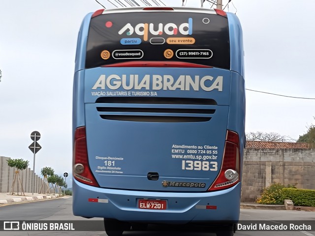 Viação Águia Branca 13983 na cidade de Cotia, São Paulo, Brasil, por David Macedo Rocha. Número da foto: #12942804.