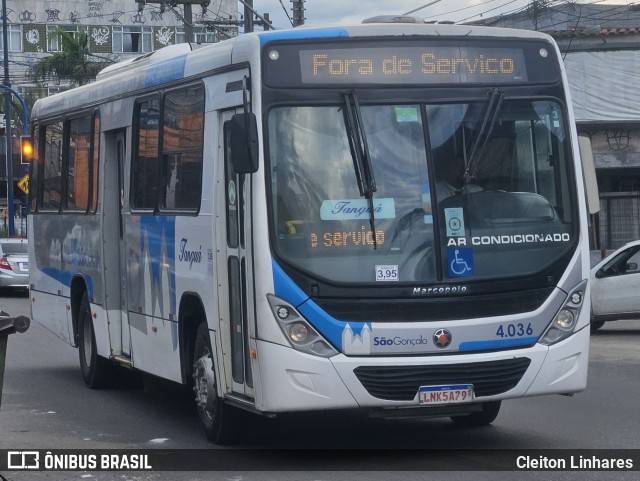 Expresso Tanguá 4.036 na cidade de São Gonçalo, Rio de Janeiro, Brasil, por Cleiton Linhares. Número da foto: #12944951.