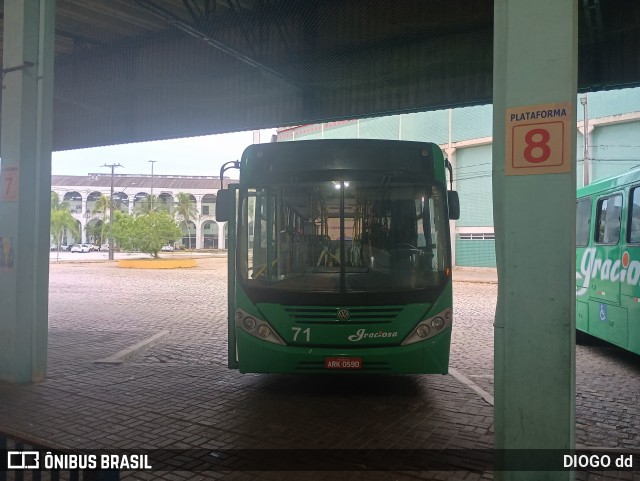 Viação Graciosa 71 na cidade de Paranaguá, Paraná, Brasil, por DIOGO dd. Número da foto: #12944966.