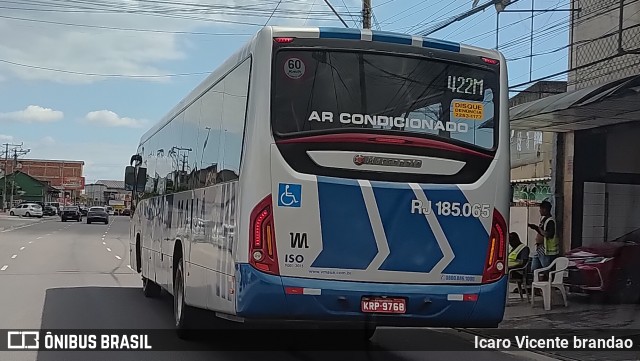 Viação Mauá RJ 185.065 na cidade de São Gonçalo, Rio de Janeiro, Brasil, por Icaro Vicente brandao. Número da foto: #12943851.