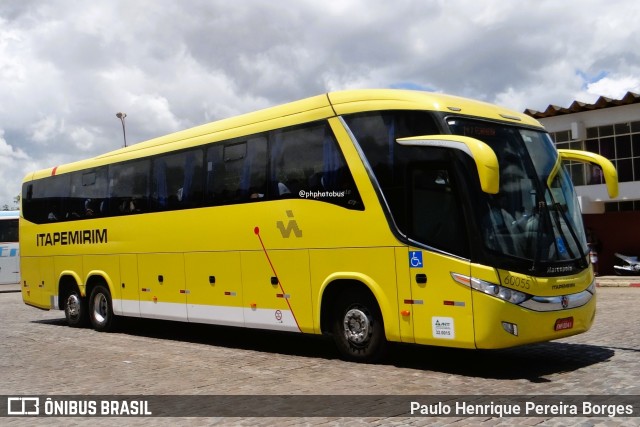 Viação Itapemirim 60055 na cidade de Vitória da Conquista, Bahia, Brasil, por Paulo Henrique Pereira Borges. Número da foto: #12943745.