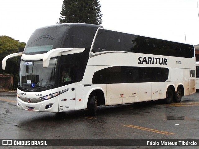 Saritur - Santa Rita Transporte Urbano e Rodoviário 14100 na cidade de Três Corações, Minas Gerais, Brasil, por Fábio Mateus Tibúrcio. Número da foto: #12942429.