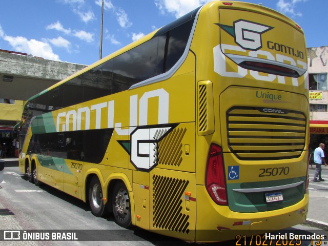 Empresa Gontijo de Transportes 25070 na cidade de Belo Horizonte, Minas Gerais, Brasil, por Hariel Bernades. Número da foto: #12942976.