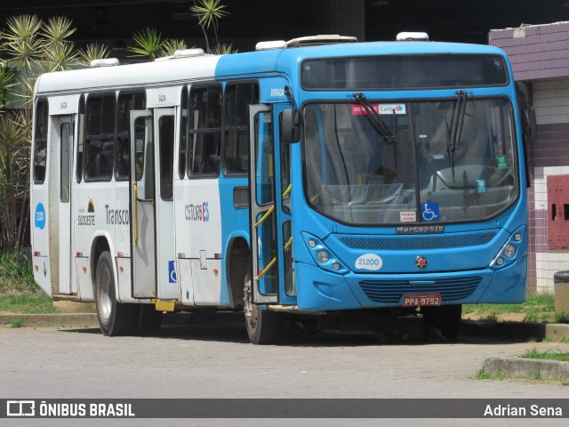 Santa Zita Transportes Coletivos 21200 na cidade de Cariacica, Espírito Santo, Brasil, por Adrian Sena. Número da foto: #12944800.