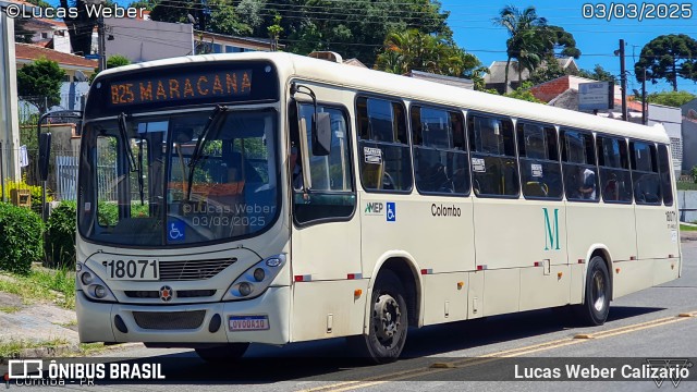 Viação Santo Ângelo 18071 na cidade de Curitiba, Paraná, Brasil, por Lucas Weber Calizario. Número da foto: #12942336.