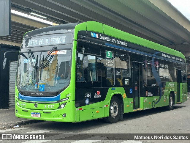 Sambaíba Transportes Urbanos 2 1117 na cidade de São Paulo, São Paulo, Brasil, por Matheus Neri dos Santos. Número da foto: #12942683.