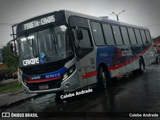 Transportes Machado RJ 162.013 na cidade de Magé, Rio de Janeiro, Brasil, por Calebe Andrade. Número da foto: #12942525.