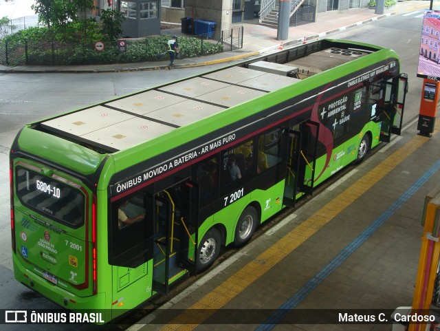 Viação Campo Belo 7 2001 na cidade de São Paulo, São Paulo, Brasil, por Mateus C.  Cardoso. Número da foto: #12942964.