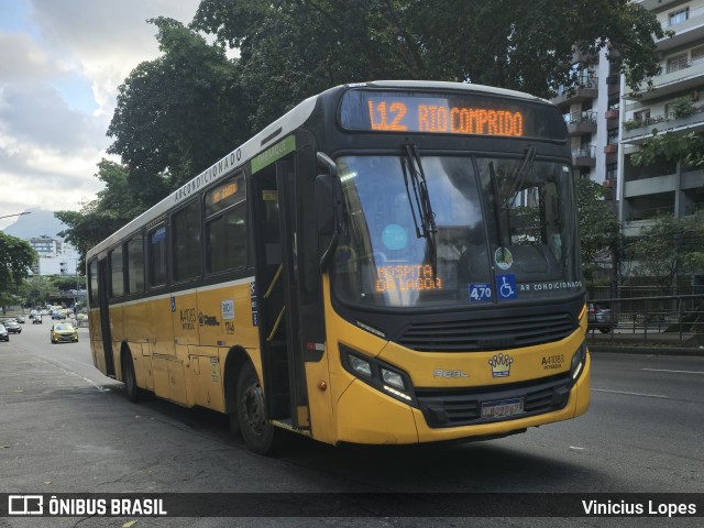 Real Auto Ônibus A41083 na cidade de Rio de Janeiro, Rio de Janeiro, Brasil, por Vinicius Lopes. Número da foto: #12942717.