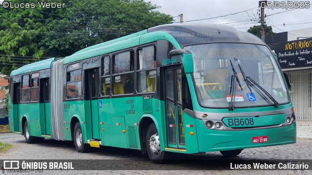 Transporte Coletivo Glória BB608 na cidade de Curitiba, Paraná, Brasil, por Lucas Weber Calizario. Número da foto: #12942337.