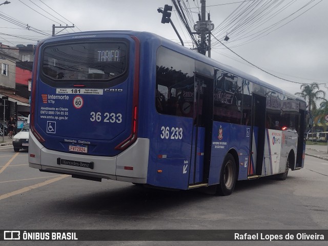 Vipol Transportes Rodoviários - TIPBUS - Transportes Intermunicipal 36.233 na cidade de Guarulhos, São Paulo, Brasil, por Rafael Lopes de Oliveira. Número da foto: #12942485.