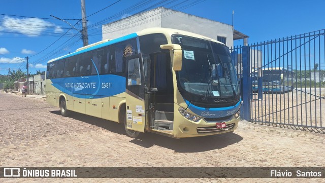 Viação Novo Horizonte 524811 na cidade de Barra da Estiva, Bahia, Brasil, por Flávio  Santos. Número da foto: #12943714.