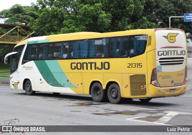 Empresa Gontijo de Transportes 21315 na cidade de Volta Redonda, Rio de Janeiro, Brasil, por Luiz Petriz. Número da foto: #12942792.