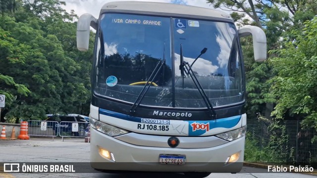 Auto Viação 1001 RJ 108.185 na cidade de São Paulo, São Paulo, Brasil, por Fábio Paixão. Número da foto: #12944626.