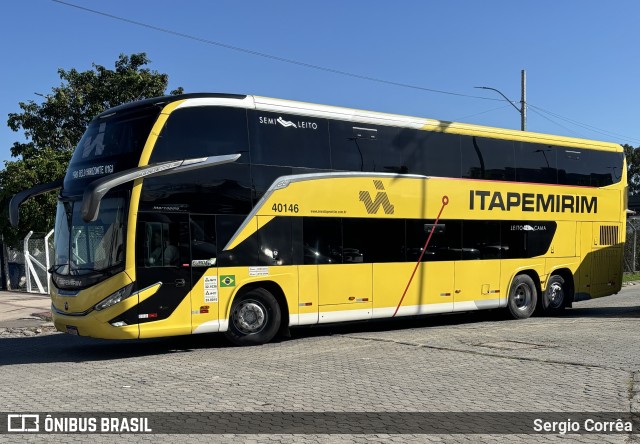 Viação Nova Itapemirim 40146 na cidade de Vila Velha, Espírito Santo, Brasil, por Sergio Corrêa. Número da foto: #12943574.