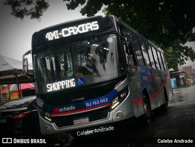 Transportes Machado RJ 162.002 na cidade de Duque de Caxias, Rio de Janeiro, Brasil, por Calebe Andrade. Número da foto: #12942527.